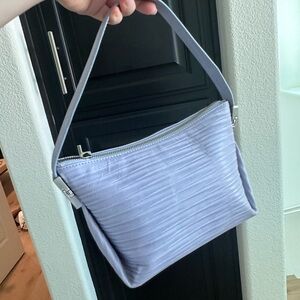 Korean designer OSOI bean shoulder bag light purple